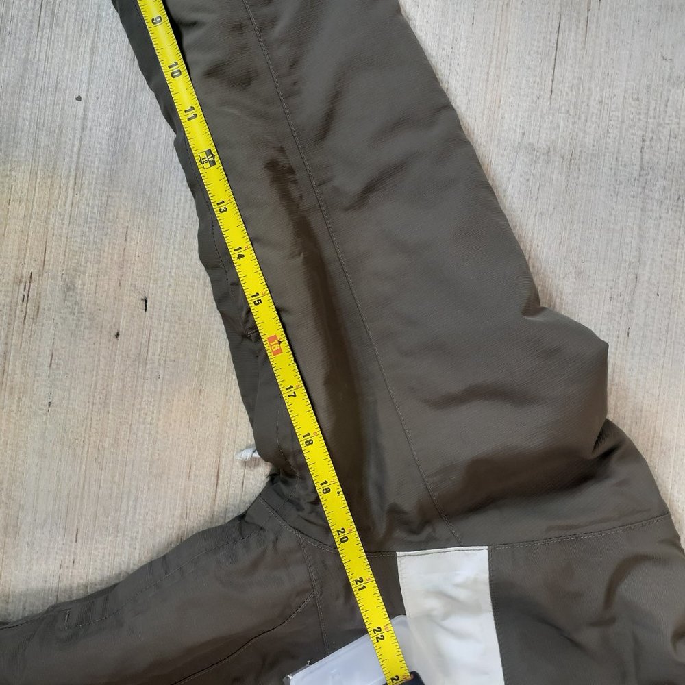 Women's The North Face HyVent Jacket Green and White (Missing Hood) - Med - Picture 10 of 12